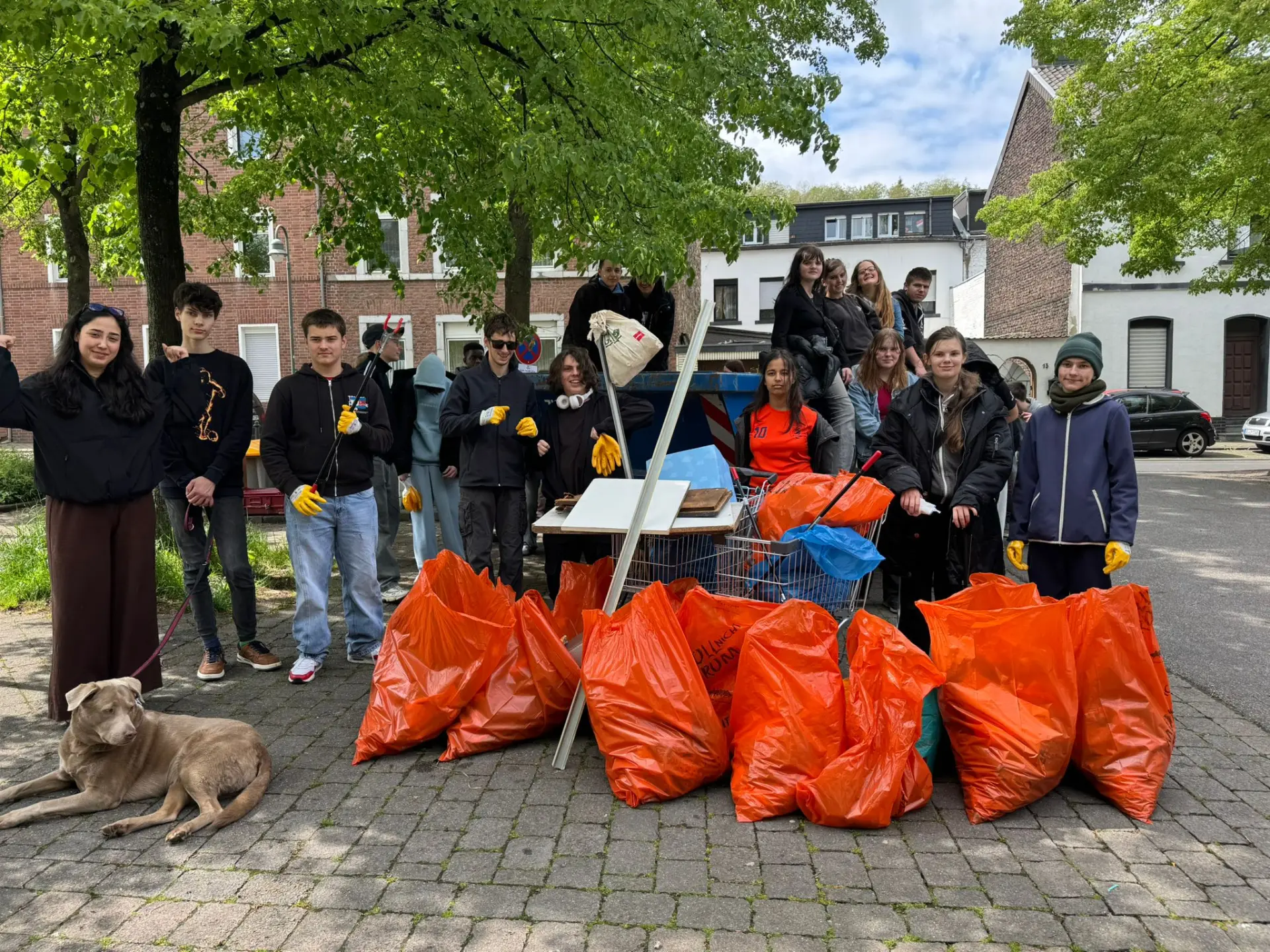 Unsere fleißigen Müllsammler